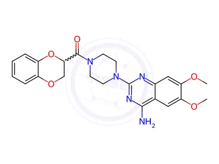 Chemical structure of Doxazosin Mesylate