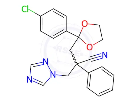 Chemical structure of Fenbuconazole Impurity 4