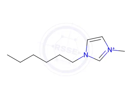 Chemical structure of 1-HEXYL-3-METHYLIMIDAZOLIUM NITRATE