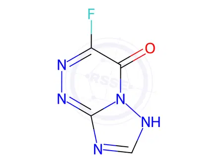 Chemical structure of 3-Fluoro-[1,2,4]triazolo[5,1-c][1,2,4]triazin-4(8H)-one