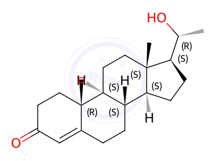 Chemical structure of Progesterone EP Impurity C