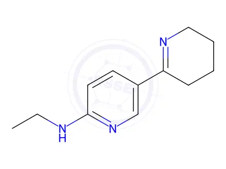 Chemical structure of N-ethyl-3,4,5,6-tetrahydro-[2,3'-bipyridin]-6'-amine