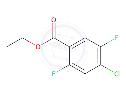 Chemical structure of Ethyl 4-Chloro-2,5-difluorobenzoate