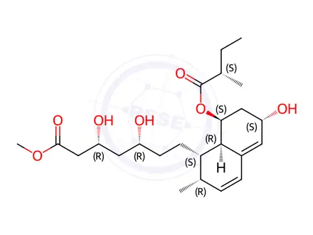 Chemical structure of Pravastatin Impurity 12
