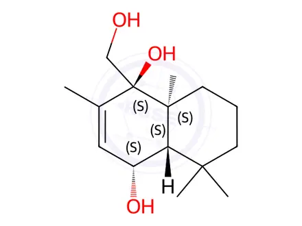 Chemical structure of 6-Epialbrassitriol