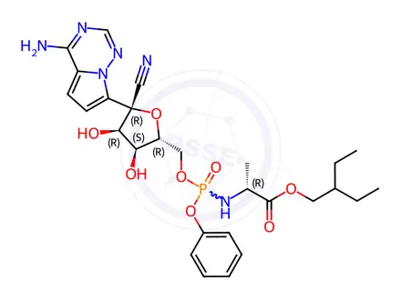 Chemical structure of Remdesivir Impurity 23