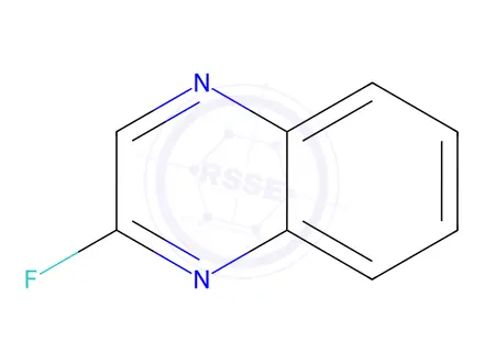 Chemical structure of Quinoxaline, 2-fluoro-(7CI,8CI,9CI)