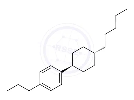 Chemical structure of 1-(trans-4-Pentylcyclohexyl)-4-propylbenzene