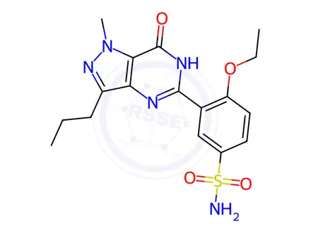 Chemical structure of Sildenafil impurity 20