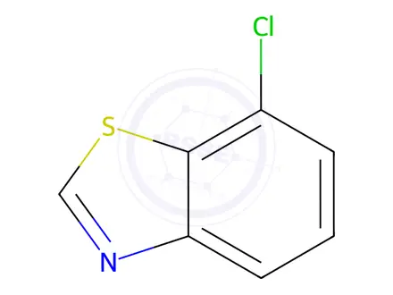 Chemical structure of Benzothiazole, 7-chloro-(7CI,8CI)