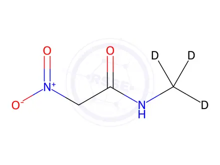 Chemical structure of N-Methylnitroacetamide-d3