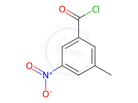 Chemical structure of Benzoyl chloride, 3-methyl-5-nitro-(9CI)