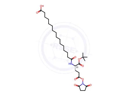 Chemical structure of Hexadecanedioic Acid Impurity 5