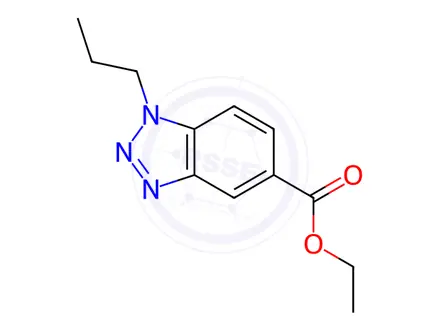 Chemical structure of Ethyl 1-propyl-1,2,3-benzotriazole-5-carboxylate