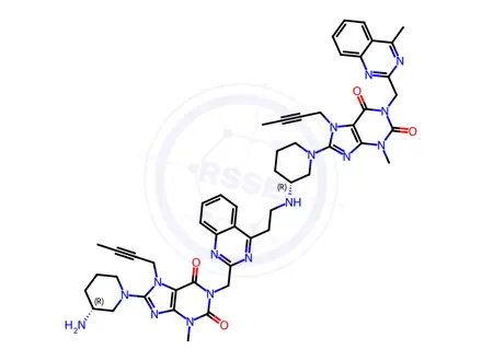 Chemical structure of Linagliptin Impurity 71