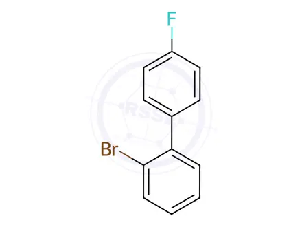 Chemical structure of 2-Bromo-4'-fluorobiphenyl