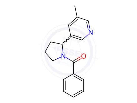 Chemical structure of (2-(5-Methylpyridin-3-yl)pyrrolidin-1-yl)(phenyl)methanone