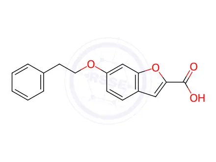 Chemical structure of 6-Phenethoxybenzofuran-2-carboxylic acid