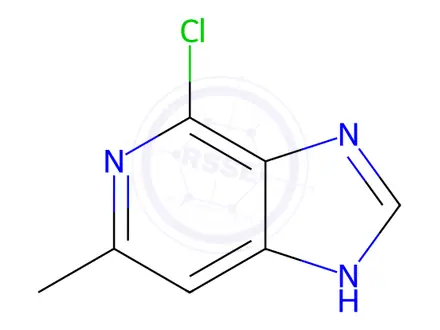 Chemical structure of 4-Chloro-6-methyl-1H-imidazo[4,5-c]pyridine