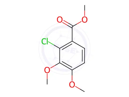 Chemical structure of Methyl 2-chloro-3,4-dimethoxybenzoate
