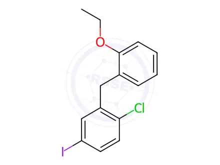 Chemical structure of Dapagliflozin Impurity 9