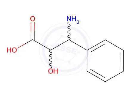 Chemical structure of (αS,βS)-β-Phenyl Isoserine HCl
