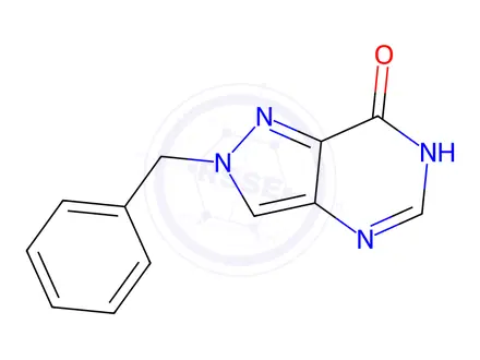 Chemical structure of 2-Benzyl-2H-pyrazolo[4,3-d]pyrimidin-7-ol