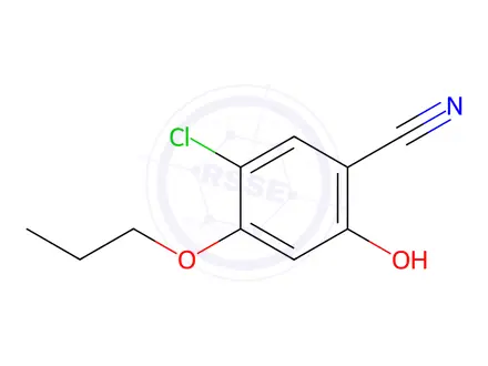Chemical structure of 5-Chloro-2-hydroxy-4-propoxybenzonitrile