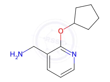 Chemical structure of [2-(cyclopentyloxy)pyridin-3-yl]methylamine