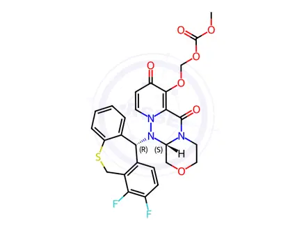 Chemical structure of Baloxavir Impurity 28