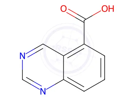 Chemical structure of quinazoline-5-carboxylic acid
