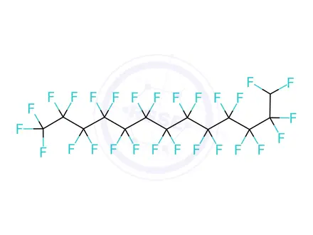 Chemical structure of 1,1,1,2,2,3,3,4,4,5,5,6,6,7,7,8,8,9,9,10,10,11,11,12,12,13,13-Heptacosafluorotridecane