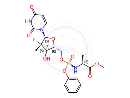Chemical structure of Sofosbuvir Impurity 54