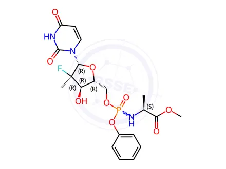 Chemical structure of Sofosbuvir Impurity 140