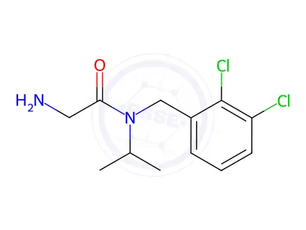 Chemical structure of 2-Amino-N-(2,3-dichlorobenzyl)-N-isopropylacetamide