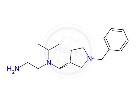Chemical structure of N1-((1-Benzylpyrrolidin-3-yl)methyl)-N1-isopropylethane-1,2-diamine