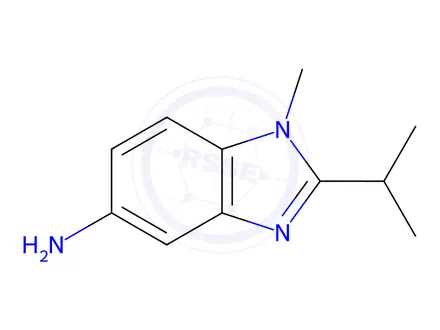 Chemical structure of 2-ISOPROPYL-1-METHYL-1 H-BENZOIMIDAZOL-5-YLAMINE DIHYDROCHLORIDE