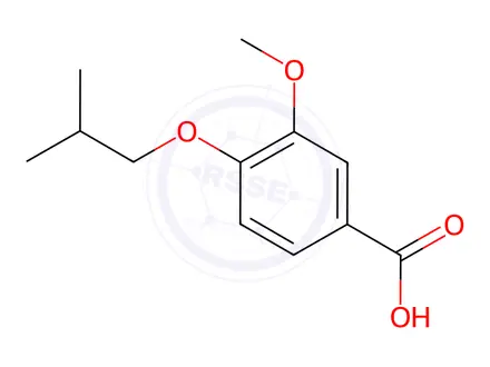 Chemical structure of 4-Isobutoxy-3-methoxy-benzoic acid