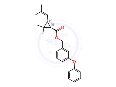 Chemical structure of Cypermethrin Impurity 23