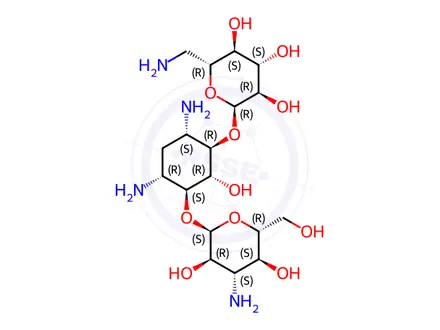 Chemical structure of Kanamycin Sulfate Impurity 7 (Kanamycin)