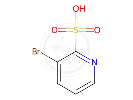 Chemical structure of 3-Bromopyridine-2-sulfonic acid