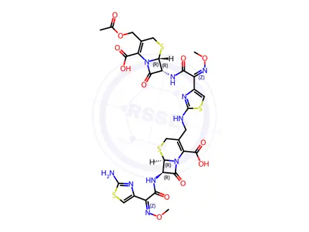 Chemical structure of Cefotaxime EP Impurity F