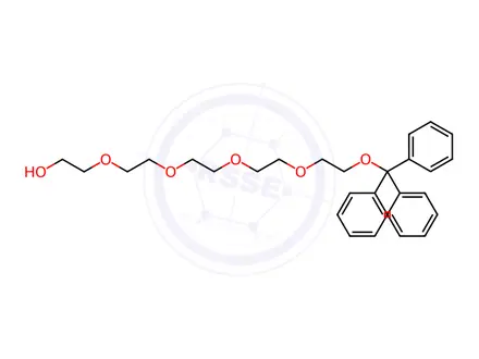 Chemical structure of Tr-PEG6