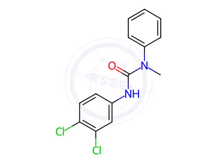Chemical structure of 1-(3,4-DICHLOROPHENYL)-3-METHYL-3-PHENYLUREA