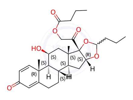 Chemical structure of Budesonide Impurity 20