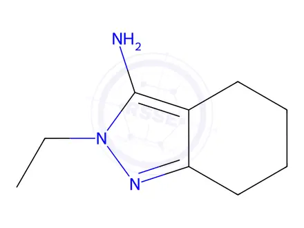 Chemical structure of 2-Ethyl-4,5,6,7-tetrahydro-2h-indazol-3-amine
