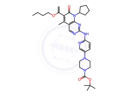 Chemical structure of Palbociclib Impurity 24