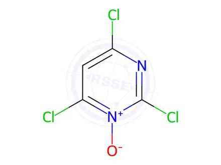 Chemical structure of 2,4,6-Trichloropyrimidine 1-oxide