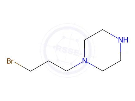 Chemical structure of 1-(3-Bromopropyl)piperazine