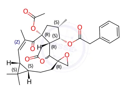Chemical structure of Euphorbia factor L1